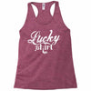 lucky shirt 2 Racerback Tank