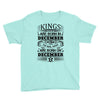 Real Kings Are Born On December 5 Youth Tee