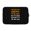 liberal for halloween Laptop sleeve