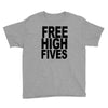 free high fives t shirt x large funny humor geek awesome highfive cool Youth Tee