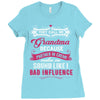 they call me grandma partner in crime. Ladies Fitted T-Shirt