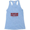 mission college maroon Racerback Tank