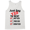 Yes To Sex! Tank Top
