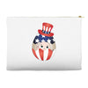 4th of July Peeking Baby Inside Egg Accessory Pouches