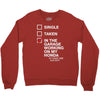 in the garage working on my honda Crewneck Sweatshirt