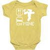 eat sleep mine funny Baby Onesie