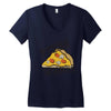 Pizza Bitch Women's V-Neck T-Shirt