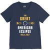 Great American Solar Eclipse 2017 V-Neck Tee