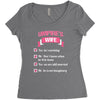 umpire's wife Women's Triblend Scoop T-shirt