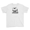 i iz on your shirt funny lolcat geek nerd tee cat Youth Tee