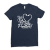 girls fish too only prettier Ladies Fitted T-Shirt