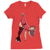 pin up girl Ladies Fitted T-Shirt