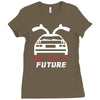 back to the future classic Ladies Fitted T-Shirt