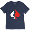 sexy poker V-Neck Tee