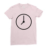 clock Ladies Fitted T-Shirt