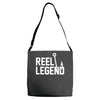 reel legend funny lure father's day country fishing bass humor Adjustable Strap Totes