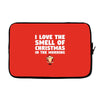 smell of christmas in the morning Laptop sleeve