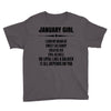 Super January Girl Youth Tee