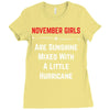 November Girls Ladies Fitted T-Shirt
