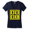 rude Women's V-Neck T-Shirt