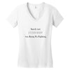 kung fu fighting Women's V-Neck T-Shirt