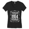 vintage made in 1954 perfectly aged a living legend Women's V-Neck T-Shirt
