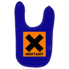 irritant symbol joke Baby Bibs