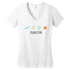 Planet Women's V-Neck T-Shirt