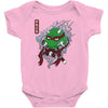 red oni ninja Baby Onesie