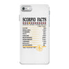Scorpio Facts Zodiac iPhone 7 Case