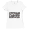 i love the smellof burnt rubber Ladies Fitted T-Shirt