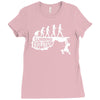 climbing evolution Ladies Fitted T-Shirt