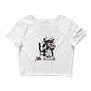 anxious cat Crop Top