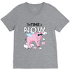 the time is now V-Neck Tee