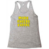 more cheese please Racerback Tank
