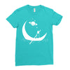 On The Moon Ladies Fitted T-Shirt