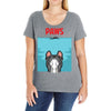 paws Ladies Curvy T-Shirt