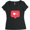 TAP LIKE Women's Triblend Scoop T-shirt
