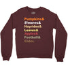 fall helvetica Crewneck Sweatshirt