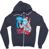 dolphin lundgren Zipper Hoodie