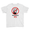 Impeach 45 Stop Trump Youth Tee