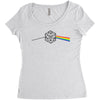 pink floyd parody d20 dungeons and dragons Women's Triblend Scoop T-shirt