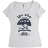 stay wild Women's Triblend Scoop T-shirt