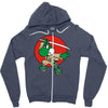 yoshi en ninja Zipper Hoodie