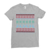 christmas ugly Ladies Fitted T-Shirt