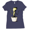 baby groot Ladies Fitted T-Shirt