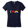 I Love Lgbt Women's V-Neck T-Shirt