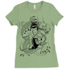 japanese dragon Ladies Fitted T-Shirt