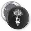 nature guitar white tree music banksy art Pin-back button