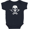 rock skull Baby Bodysuit